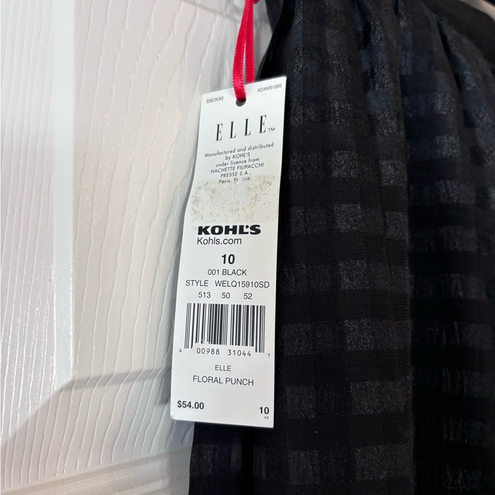 Women’s black mid length skirt NWT